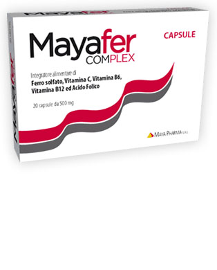 MAYAFER COMPLEX 20 CAPSULE BLISTER 10 G - Farmacia Del Monaco