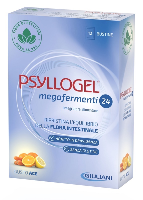 PSYLLOGEL MEGAFERMENTI 24 ACE 12 BUSTE 3 G - Farmacia Del Monaco