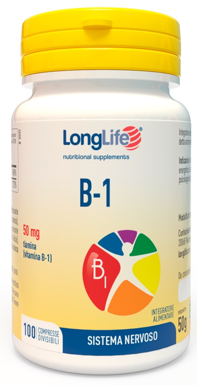 LONGLIFE B1 100 COMPRESSE 50 MG - Farmacia Del Monaco