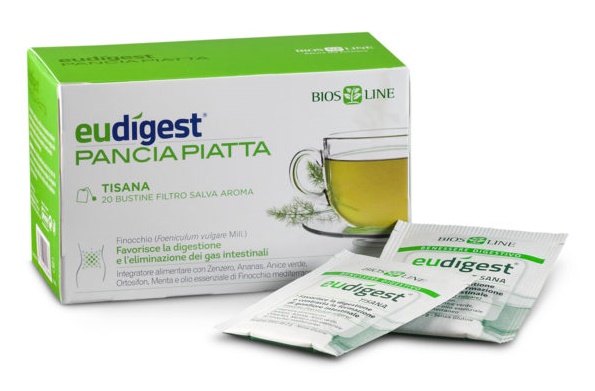 BIOSLINE EUDIGEST TISANA DOPOPASTO 20 BUSTE 40 G - Farmacia Del Monaco
