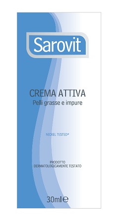 SAROVIT CREMA PELLI GRASSE/IMPURE 30 ML - Farmacia Del Monaco