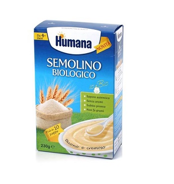 HUMANA SEMOLINO BIOLOGICO 230 G - Farmacia Del Monaco