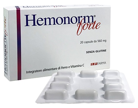 HEMONORM FORTE 20 CAPSULE - Farmacia Del Monaco