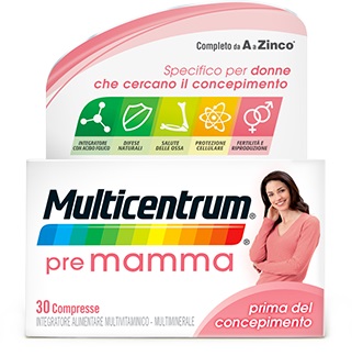 MULTICENTRUM PRE MAMMA 30 COMPRESSE - Farmacia Del Monaco