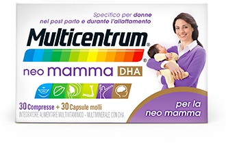 MULTICENTRUM NEO MAMMA DHA 30 COMPRESSE + 30 CAPSULE MOLLI - Farmacia Del Monaco