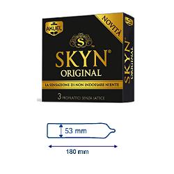 PROFILATTICO ANSELL AKUEL SKIN ORIGINAL 3 PEZZI - Farmacia Del Monaco