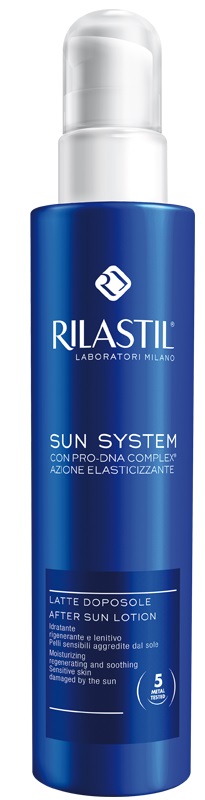 RILASTIL SUN SYSTEM PHOTO PROTECTION THERAPY DOPOSOLE LATTE 200 ML - Farmacia Del Monaco
