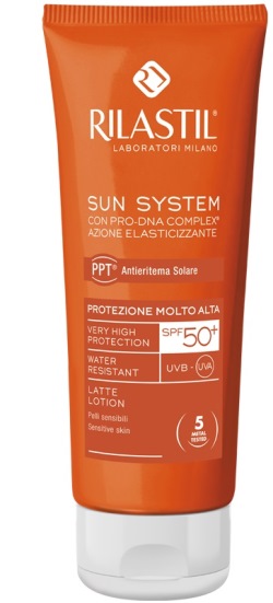 RILASTIL SUN SYSTEM PHOTO PROTECTION THERAPY SPF50+ LATTE 100 ML - Farmacia Del Monaco