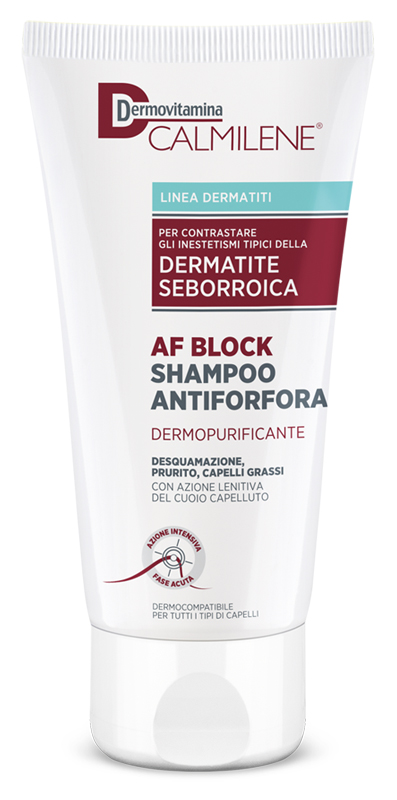 DERMOVITAMINA CALMILENE AF BLOCK SHAMPOO ANTIFORFORA DERMOPURIFICANTE DERMATITE SEBORROICA 200 ML - Farmacia Del Monaco