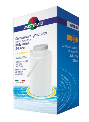 CONTENITORE RACCOLTA URINA MASTER-AID 24 H 2500 ML - Farmacia Del Monaco