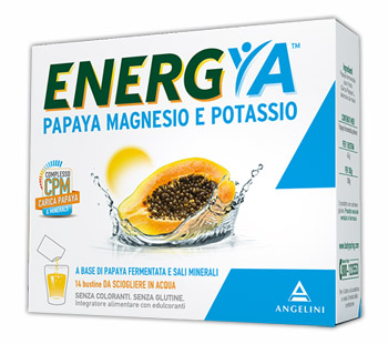 ENERGYA PAPAYA MAGNESIO POTASSIO 14 BUSTINE - Farmacia Del Monaco