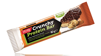 CRUNCHY PROTEINBAR COOKIES & CREAM 1 PEZZO 40 G - Farmacia Del Monaco