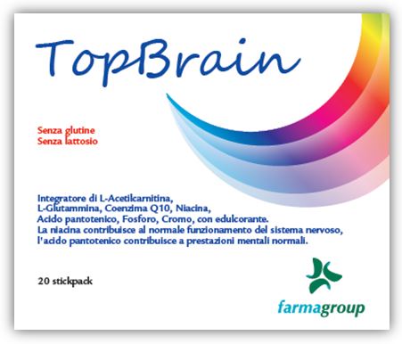 TOPBRAIN 20 STICK 4,5 G - Farmacia Del Monaco