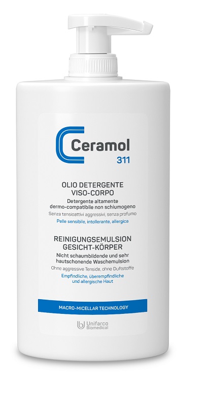 CERAMOL 311 OLIO DETERGENTE VISO/CORPO 400 ML - Farmacia Del Monaco