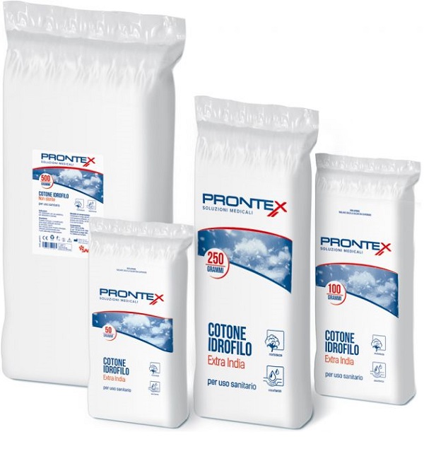 COTONE IDROFILO EXTRA INDIA PRONTEX 500 G - Farmacia Del Monaco