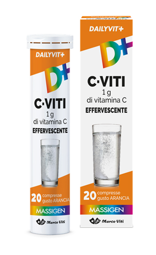 MASSIGEN VITAMINA C 1G EFFERVESCENTE 20 COMPRESSE - Farmacia Del Monaco
