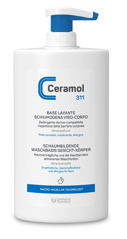 CERAMOL 311 BASE LAVANTE SCHIUMOGENA 400 ML - Farmacia Del Monaco