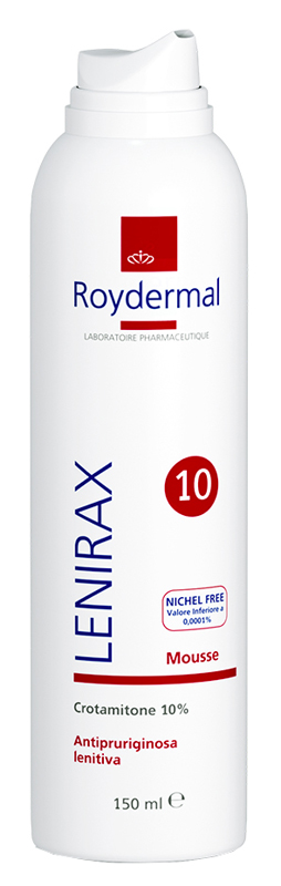 LENIRAX 10 MOUSSE DERMATOLOGICA CROTAMITONE 10% 150 ML - Farmacia Del Monaco