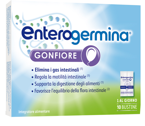 ENTEROGERMINA GONFIORE 10 BUSTINE BIPARTITE - Farmacia Del Monaco
