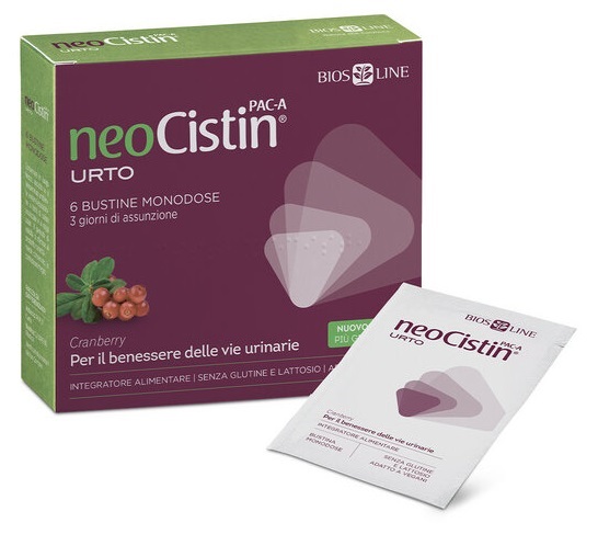 NEOCISTIN PAC A URTO 6 BUSTINE MONODOSE - Farmacia Del Monaco