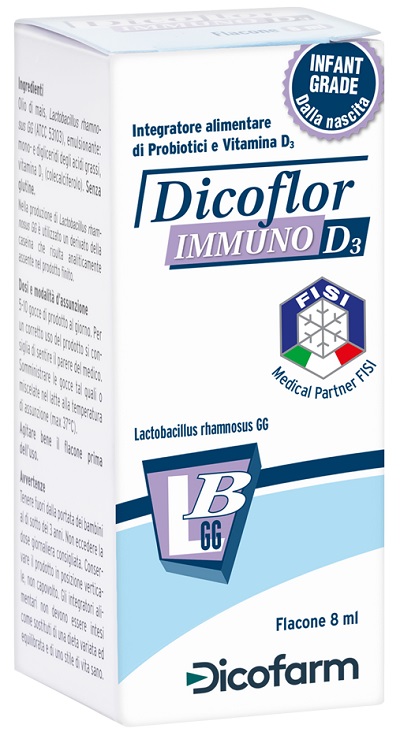 DICOFLOR IMMUNO D3 8 ML FLACONE - Farmacia Del Monaco