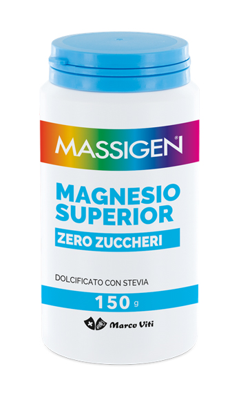 MASSIGEN MAGNESIO SUPERIOR ZERO ZUCCHERI 150 G - Farmacia Del Monaco