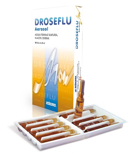 DROSEFLU FIALE AEROSOL ACQUA TERMALE SULFUREA 10 FIALE DA 2 ML - Farmacia Del Monaco