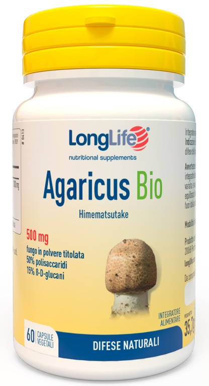 LONGLIFE AGARICUS BIO 60 CAPSULE VEGETALI - Farmacia Del Monaco