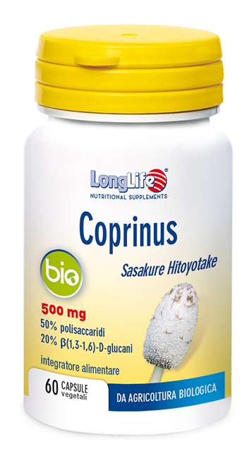 LONGLIFE COPRINUS BIO 60 CAPSULE - Farmacia Del Monaco