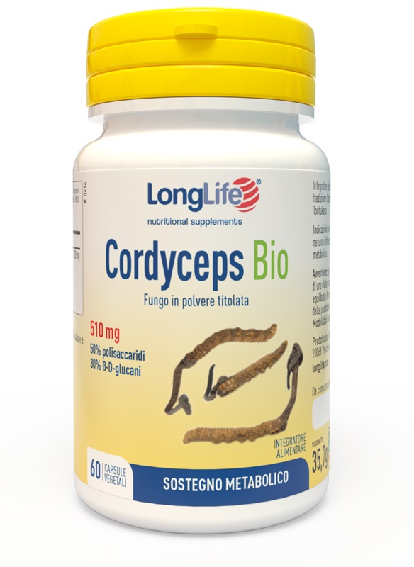 LONGLIFE CORDYCEPS BIO 60 CAPSULE - Farmacia Del Monaco
