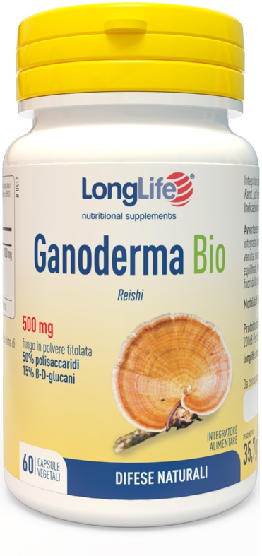 LONGLIFE GANODERMA BIO 60 CAPSULE - Farmacia Del Monaco