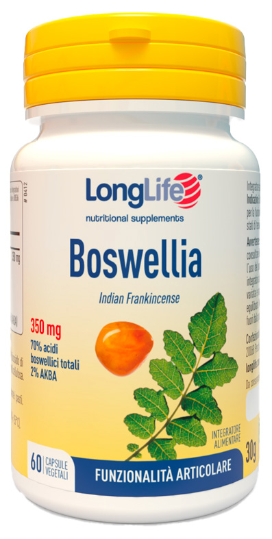LONGLIFE BOSWELLIA 60 CAPSULE VEGETALI - Farmacia Del Monaco