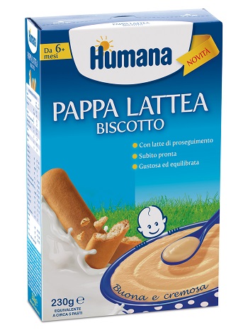 HUMANA PAPPA LATTEA BISCOTTO 230 G - Farmacia Del Monaco