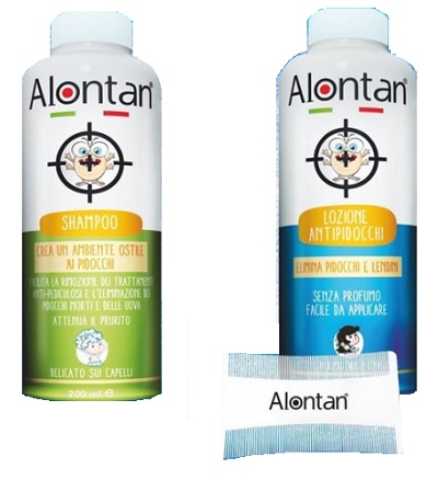 ALONTAN LOZIONE ANTIPEDICULOSI 200 ML + SHAMPOO 200 ML - Farmacia Del Monaco