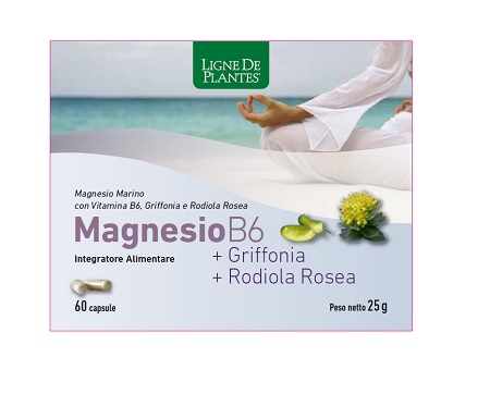 MAGNESIO B6 + GRIFFONIA + RODIOLA 60 CAPSULE - Farmacia Del Monaco