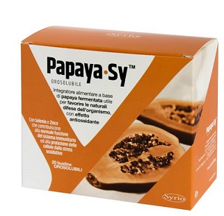 PAPAYA-SY 20 BUSTINE 92 G POLVERE OROSOLUBILE - Farmacia Del Monaco