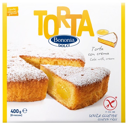 BONONIA DOLCI TORTA CON CREMA SENZA GLUTINE 400 G - Farmacia Del Monaco