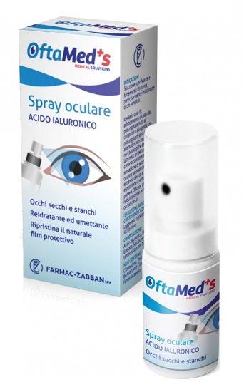 OFTAMED'S SPRAY CULARE OCCHI SECCHI E STANCHI ACIDO IALURONICO 10 ML - Farmacia Del Monaco