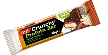 CRUNCHY PROTEINBAR CARAMEL VANILLA 40 G - Farmacia Del Monaco
