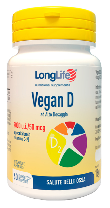 LONGLIFE VEGAN D 60 COMPRESSE - Farmacia Del Monaco