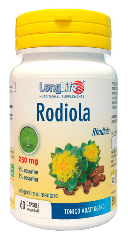 LONGLIFE RODIOLA 60 CAPSULE VEGETALI - Farmacia Del Monaco