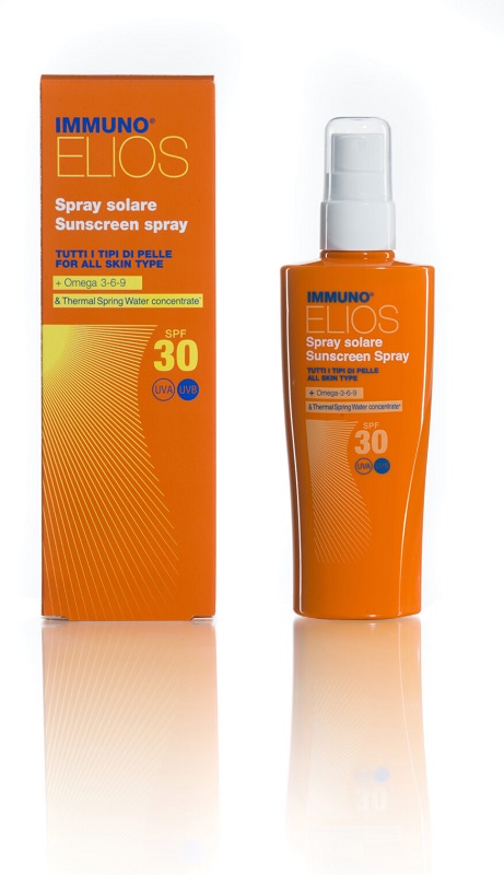 IMMUNO ELIOS SPRAY SOLARE SPF 30  TOCCO SECCO - Farmacia Del Monaco