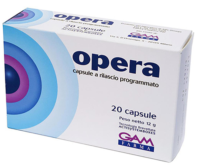 OPERA 20 CAPSULE - Farmacia Del Monaco