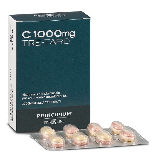 PRINCIPIUM C 1000 MG TRE-TARD 24 COMPRESSE A TRE STRATI - Farmacia Del Monaco