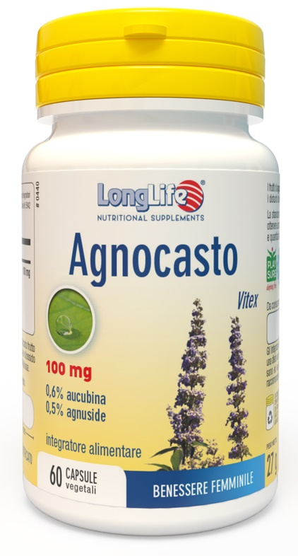 LONGLIFE AGNOCASTO 60 CAPSULE VEGETALI - Farmacia Del Monaco