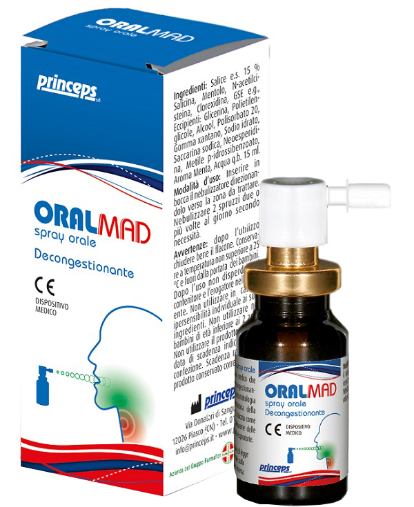 ORALMAD SPRAY 15 ML - Farmacia Del Monaco