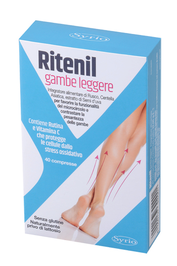 RITENIL GAMBE LEGGERE 40 COMPRESSE - Farmacia Del Monaco