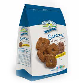 HAPPY FARM BISCOTTI SARACENI 300 G - Farmacia Del Monaco