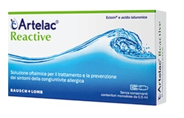 ARTELAC REACTIVE SOLUZIONE OFTALMICA MONODOSE 20 UNITA' DA 0,5 ML - Farmacia Del Monaco