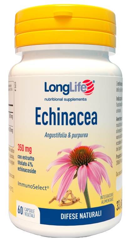 LONGLIFE ECHINACEA 60 CAPSULE VEGETALI - Farmacia Del Monaco